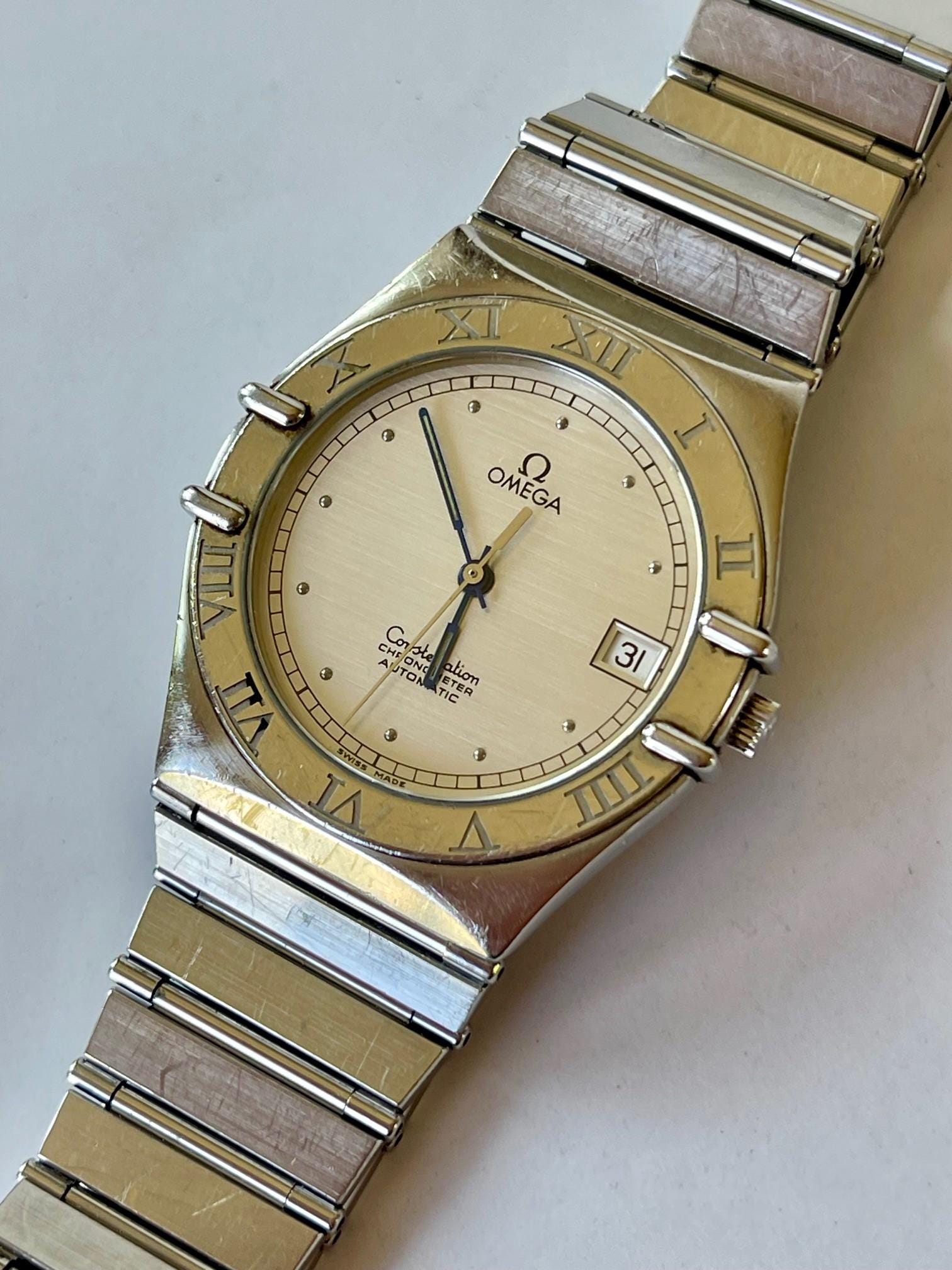 OMEGA 5110411 オメガ 稼働品 mechanical Amazon.com: Omega Men's Speedmaster Analog Display