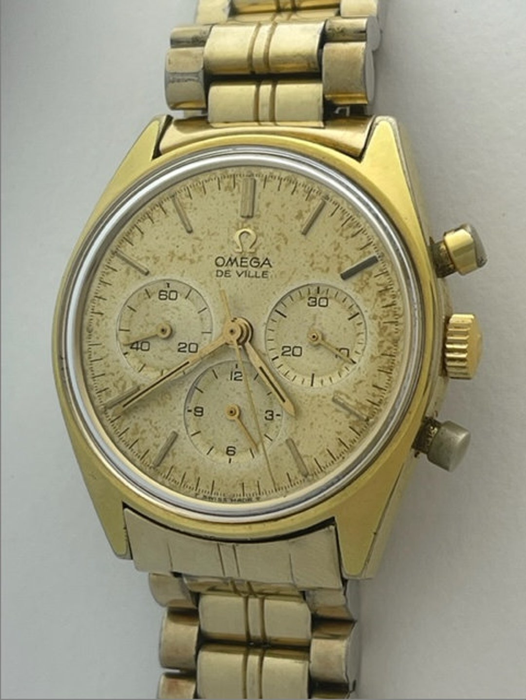 Omega de ville chronograph vintage deals