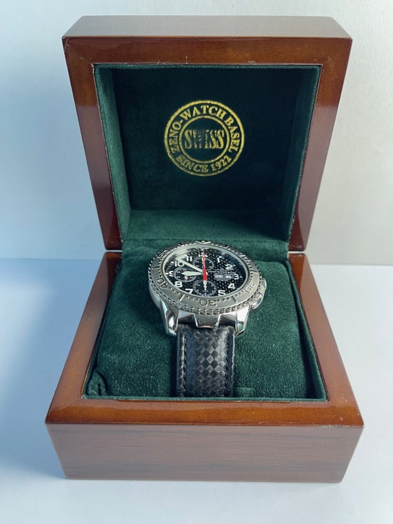 Zeno-Watch Basel Pilot Automatic Quick Set Day Da… - image 7