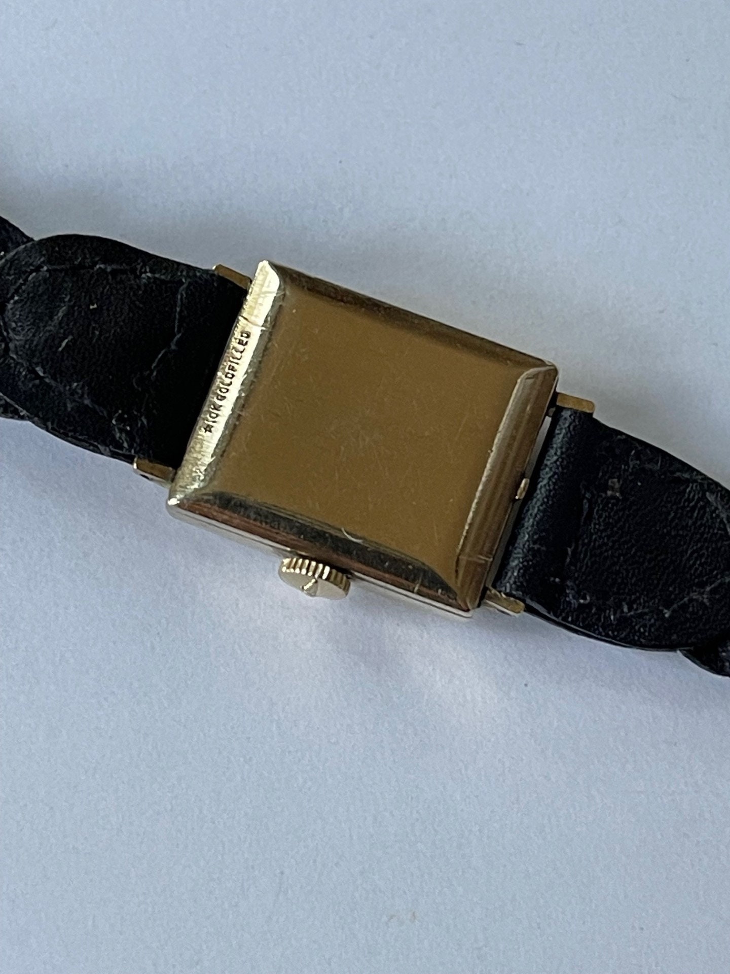 Longines Ladies Art Deco Style Genuine Diamond10k Gold