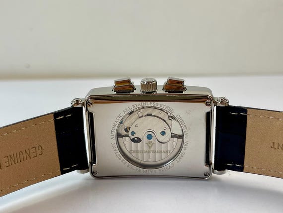 Christian Van Sant Rectangular Chronograph Automa… - image 3