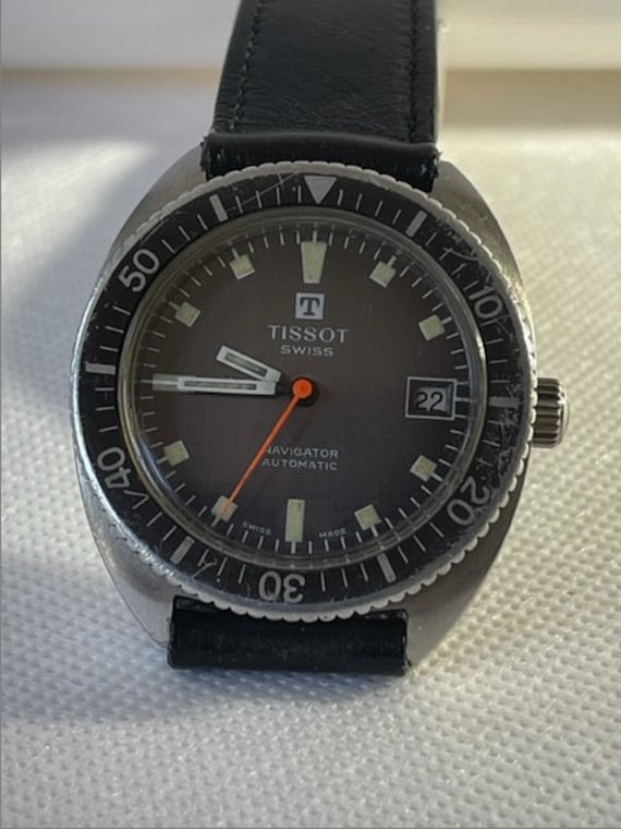 Tissot Navigator Automatic Vintage Diver Date Screw Down Tissot Navigator Automatic Vintage Diver Date Screw Down