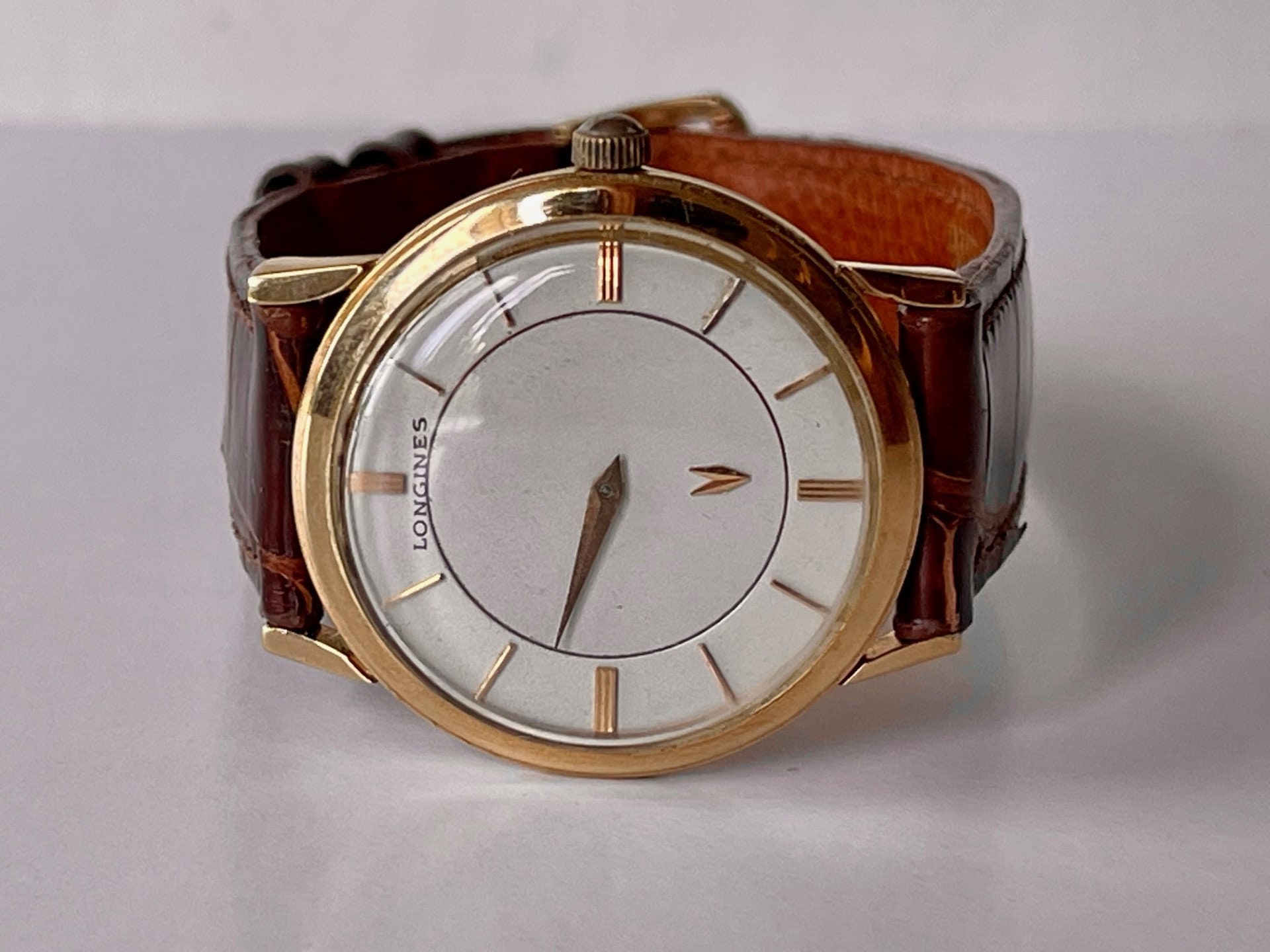 Longines Mystery Dial Sold14k Gold Vintage Swiss Made 1954 - Etsy