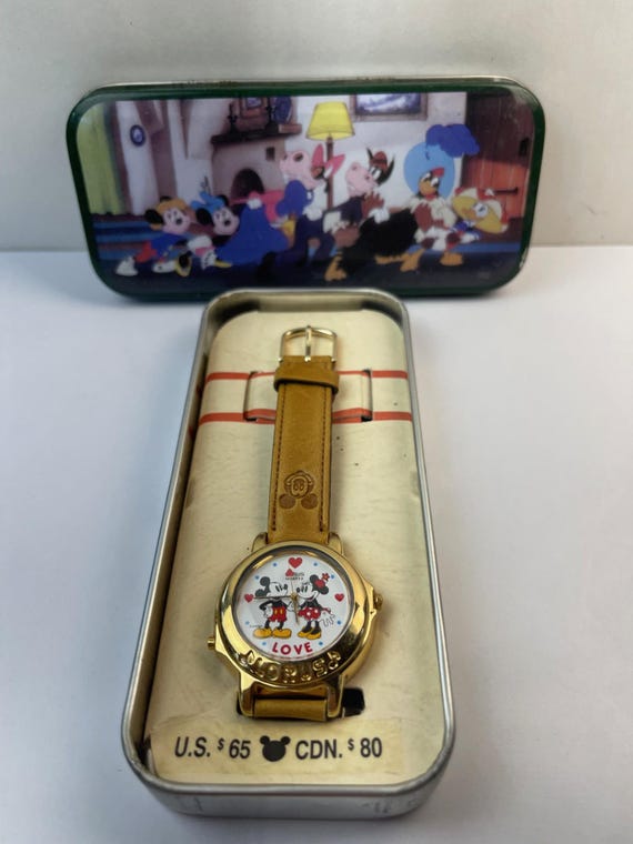 Lorus Seiko Disney Musical Mickey & Minnie Love Original Box  display picture 1