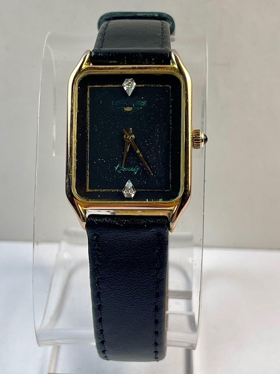 Longines Rectangular Gold Capped Factory Genuine … - image 1