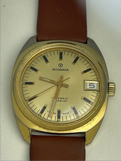 Rodania Gold Gedeck Schraubgeh use Edelstahl R ckseite Kalender