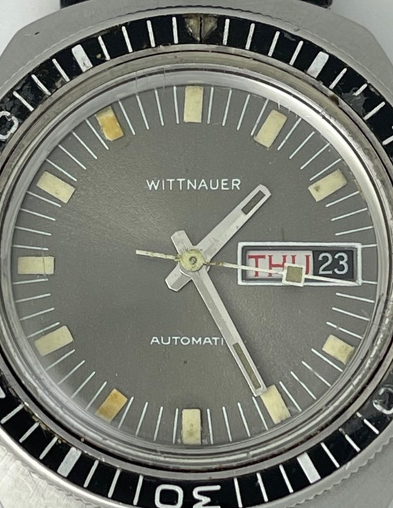 Wittnauer Longines Automatic Diver Calendar Day/Date … Gem