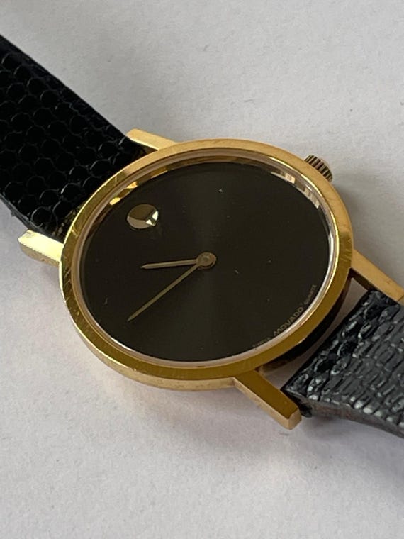Movado Museum Classic Ladies Ref.27.1000.053 Gold Capped  display picture 1