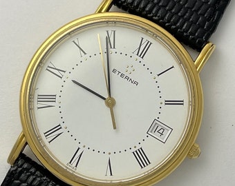 Eterna Gold Capped Calendar Date Ref.260.2178.22s Vintage Eterna Gold Capped Calendar Date Ref.260.2178.22s Vintage