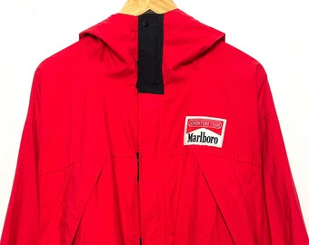 Vintage 1990s Marlboro Adventure Team Zip up Windbreaker
