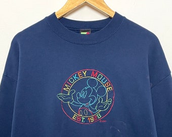 トップス Disney 90s Mickey Sweatshirt Made in USA Mickey INC Walt Disney World Sweatshirt Small S Vintage 90's