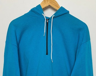 Vintage 1990s Hanes Blank Zip-up Hoodie Made in USA - Etsy