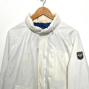 Vintage 1980s Polo by Ralph Lauren French Flag Patch Sailing Windbreaker Jacket (fits adult Large)