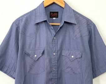 ROBIN noire chemise country western Stars and Stripes Homme | la joya