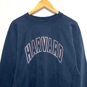 Vintage 80s Champion Harvard Reverse Weave USA Grey Hoodie Sweatshirt - Etsy