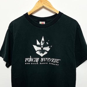 Vintage 1990s Rukus Avenue South Asia Record Company Graphic Tee Shirt (fits adult Medium/Large)