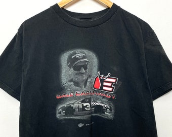 Vintage 1990s Dale Earnhardt NASCAR Number 3 Racing Graphic Tee Shirt (fits adult Medium)