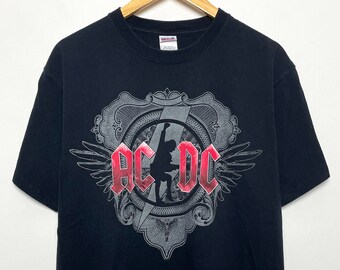 AC/DC Black World Ice Tour Live at River Place Adult Front & Back