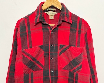 Chemise Vintage Northwest Territory - Flanelle Vert Olive - Taille M - Homme