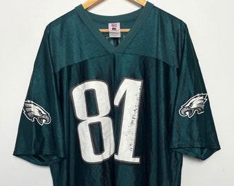 2004 Terrell Owens Philadelphia Eagles Reebok Authentic White NFL Jersey  Size 48