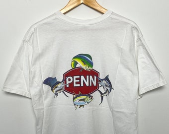 Vintage 90s Trout Fishing Deadstock Graphic T Shirt Medium