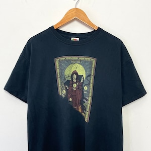 Camiseta gráfica de lectura de cartas de Tarot vintage (talla XL para adultos)