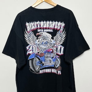 Vintage 90s Ice Cream Man From Hell ICMFH Motorcycle Skull