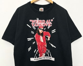 Vintage 1990s Weird Al Yankovic “It’s All About the Pentiums” Graphic Tee Shirt (size adult XL)