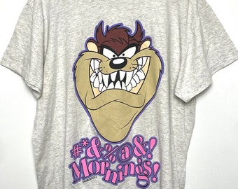 1995 Looney Tunes Tasmanian Devil American Flag Olympische Ringen TAZ Cartoon T-shirt XL Kleding Gender-neutrale kleding volwassenen Tops & T-shirts T-shirts T-shirts met print 