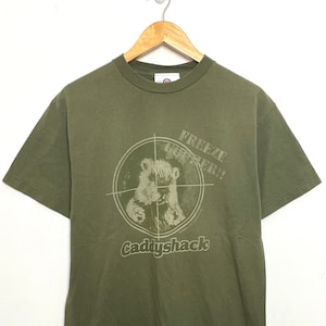 Vintage Mad Motor Caddyshack Gopher Golf Film Chevy Chase Bill Murray Rodney Gefahrfield 1980 Grafik-T-Shirt (Größe Erwachsene Medium)
