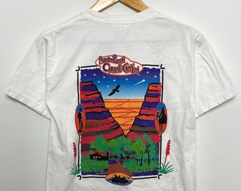 Grand Canyon Vintage 80s Marathon Single Stitch Tee Pastel Blue