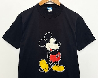 1980年代　ミッキー × スーパーボウルTシャツ 80's U.S.A. DISNEY OFFICIAL MICKEY T-shirt ミッキーTシャツ M