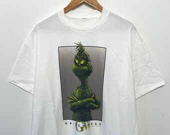 Vintage 90s How the Grinch Stole Christmas Dr. Seuss Blue