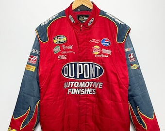 Vintage 1990s Nascar Cup Series Chase Authentics Dupont Flame