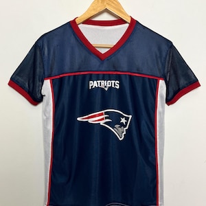 Vintage 2000s New England Patriots NFL Football Reversible Jersey (fits adult Small)