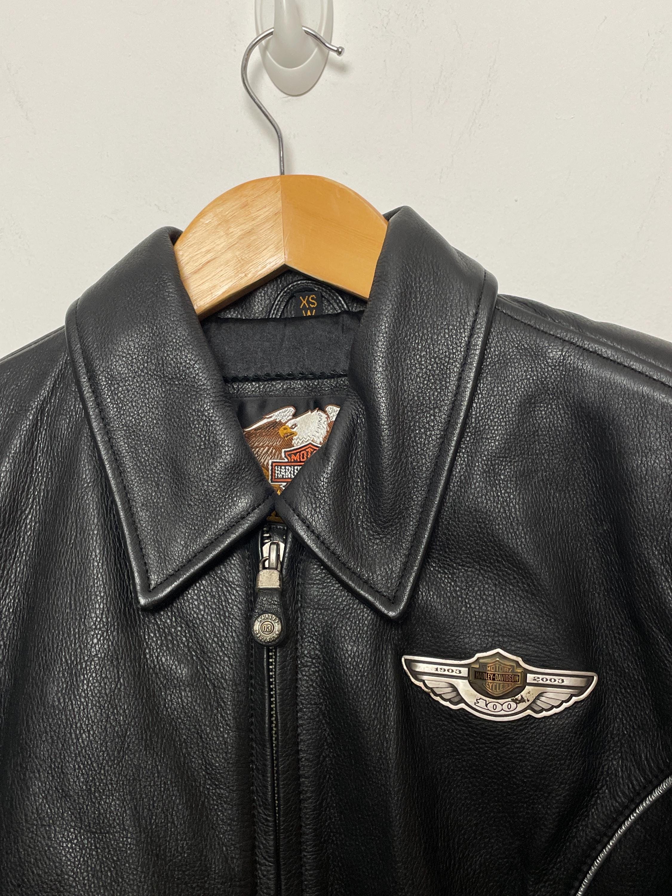 Vintage 2003 Harley Davidson Motorcycles 100 Year Anniversary Zip
