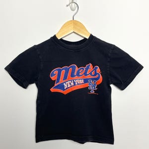 Vintage New York Mets MLB Baseball Kids Toddler Size Graphic Tee Shirt (size 4T)