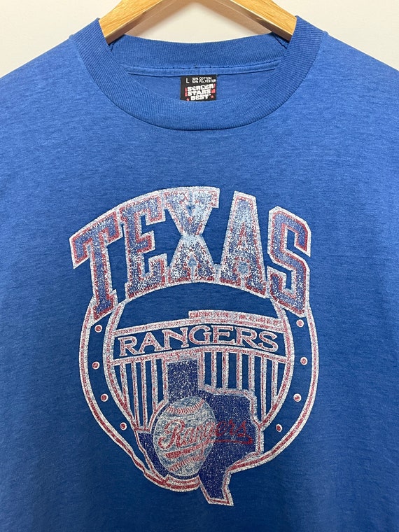 Vintage 1980s Texas Rangers MLB Baseball World Se… - image 2