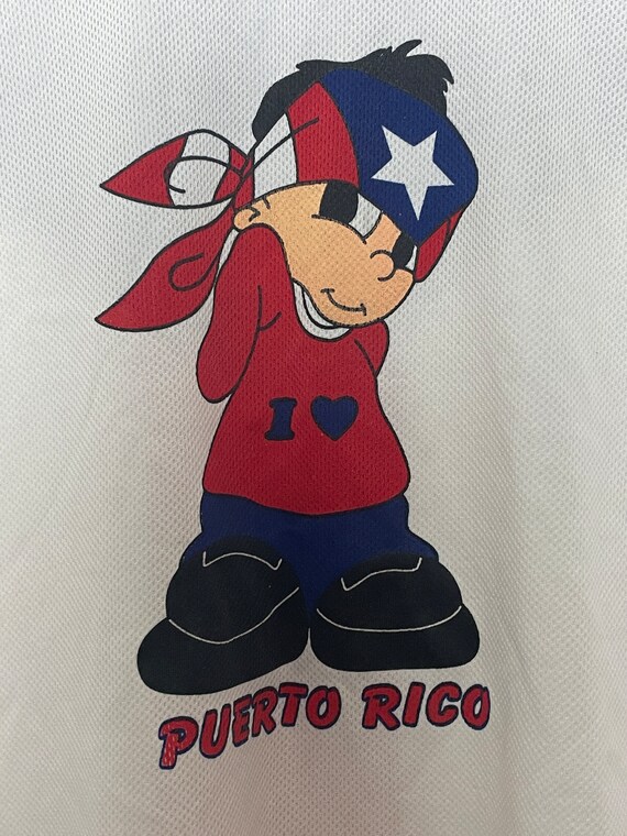 Vintage 1990s "I Heart Puerto Rico" PR Flag Carto… - image 4