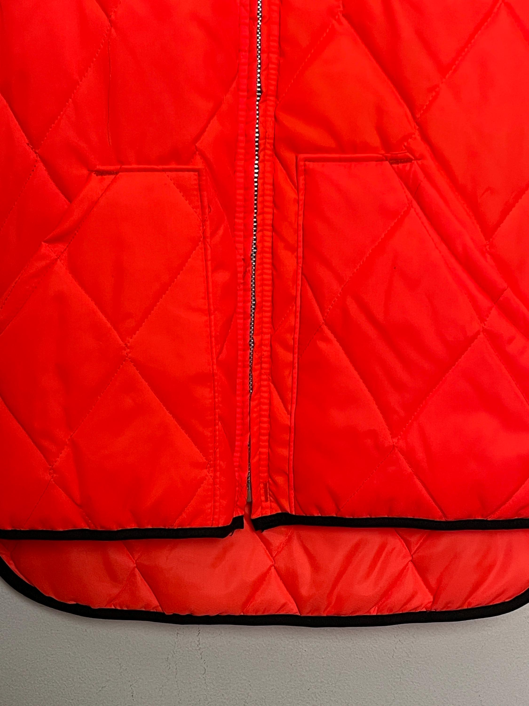 Vintage 1970s Lee Outerwear Made in USA Talon Zipper Orange