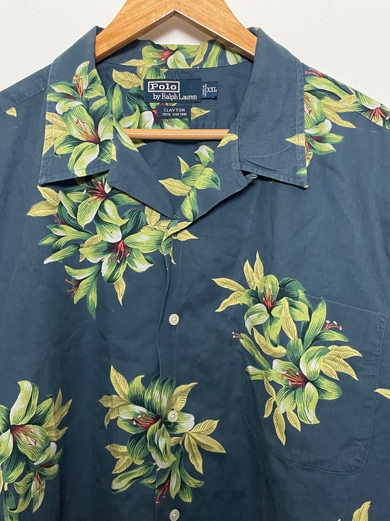 Vintage 1990s Polo by Ralph Lauren Floral Print Tony Soprano