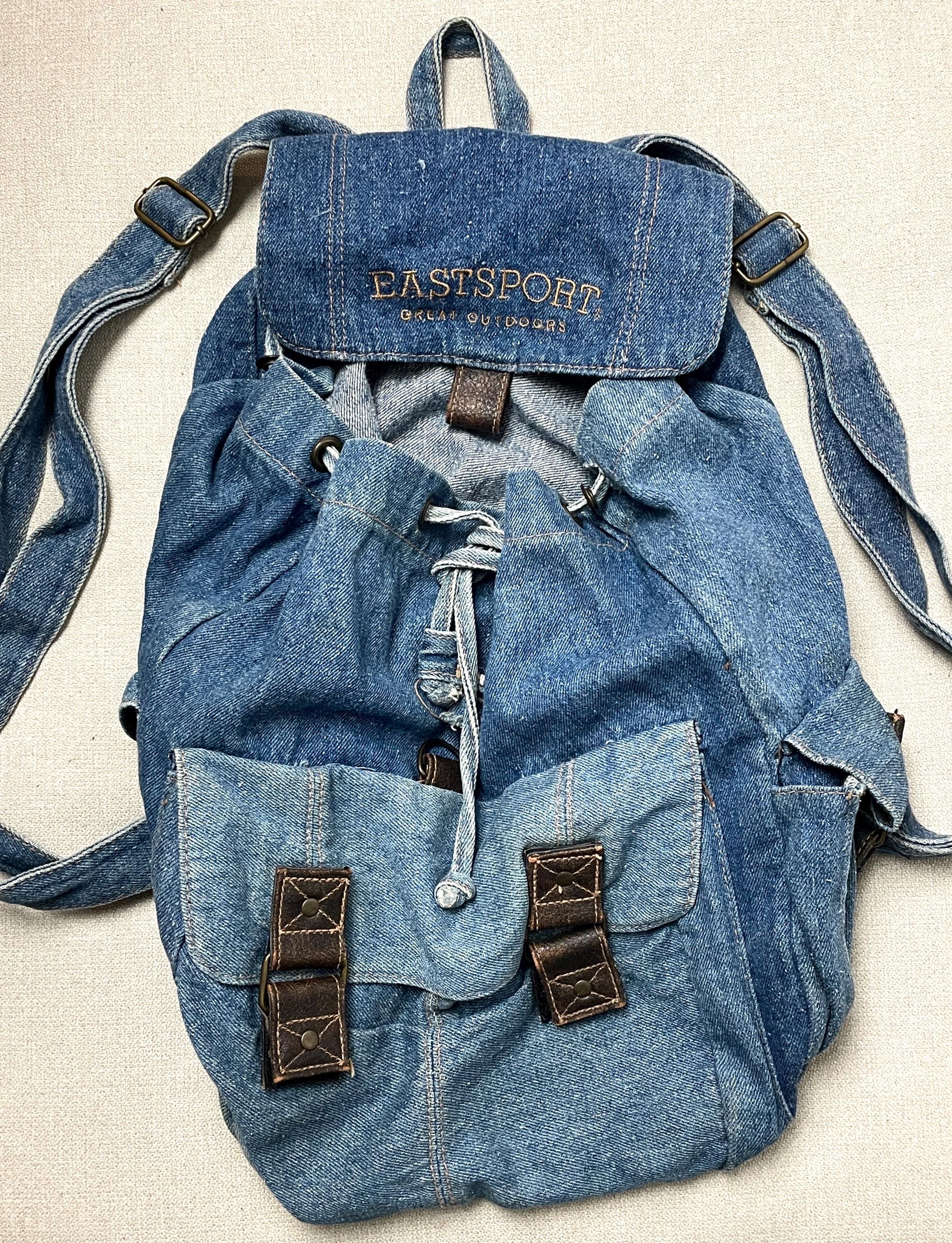 90s denim backpack España