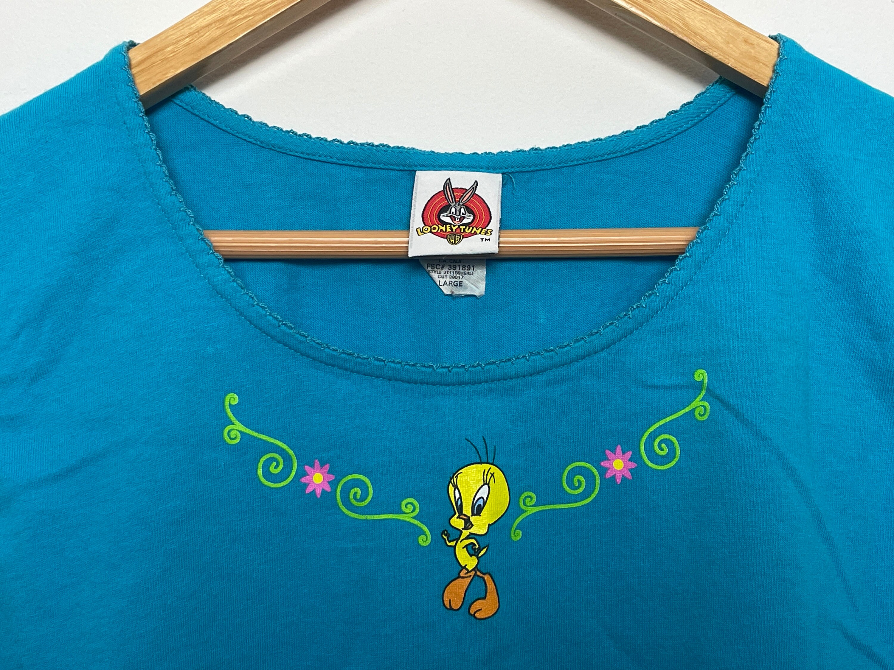 Chemise vintage Looney Tunes Tweety Bird drame maman XL / XXL