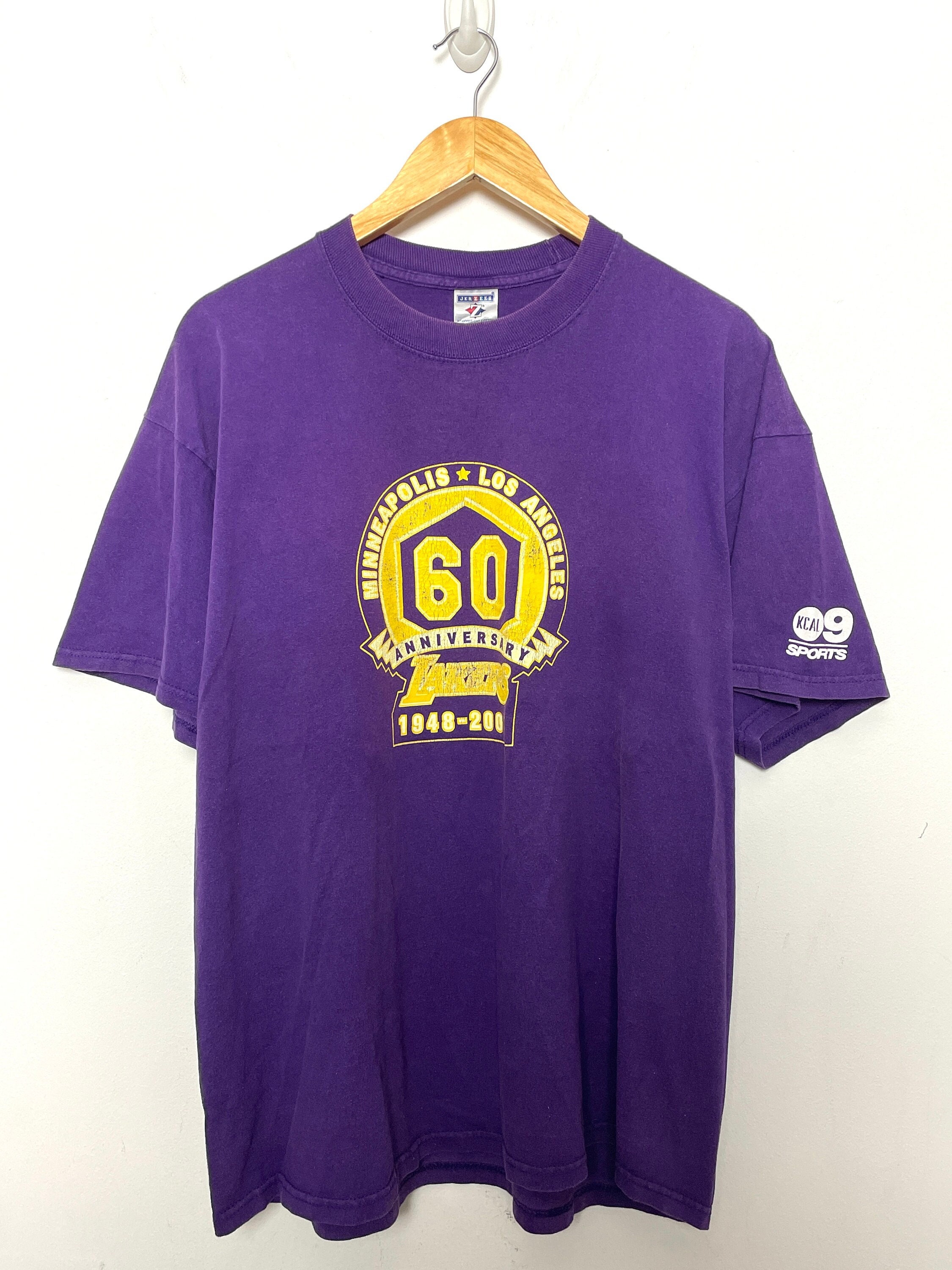 Vintage Minneapolis Los Angeles Lakers 60th Anniversary \, image size:2250x3000