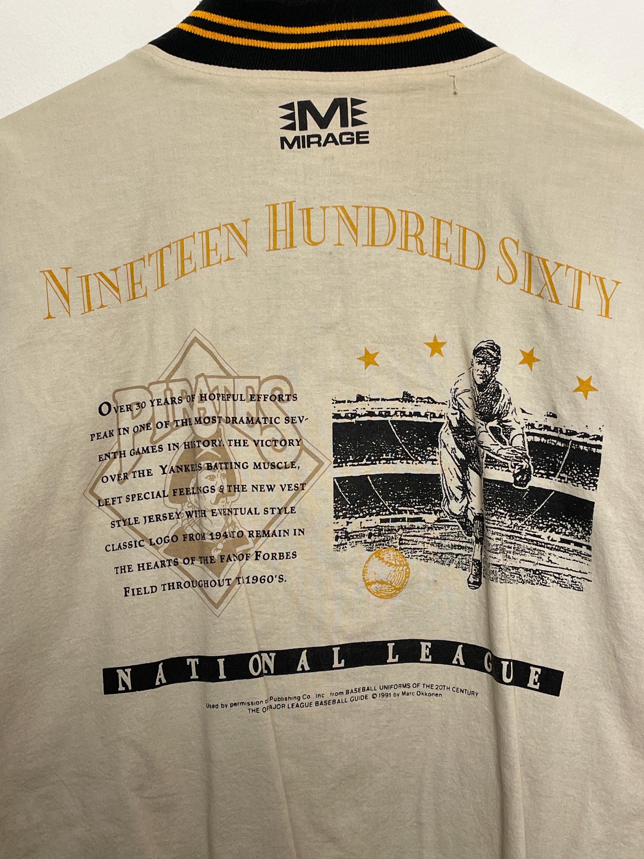 Vintage 1991 Pittsburgh Pirates Mirage MLB Baseball 1960 World