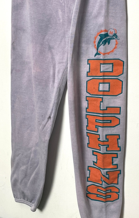 Vintage 1980s Miami Dolphins Logo 7 AFC NFL Footba