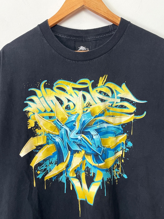 Vintage Y2K Wild Style Technicians Hip Hop Graffiti Graphic Tee