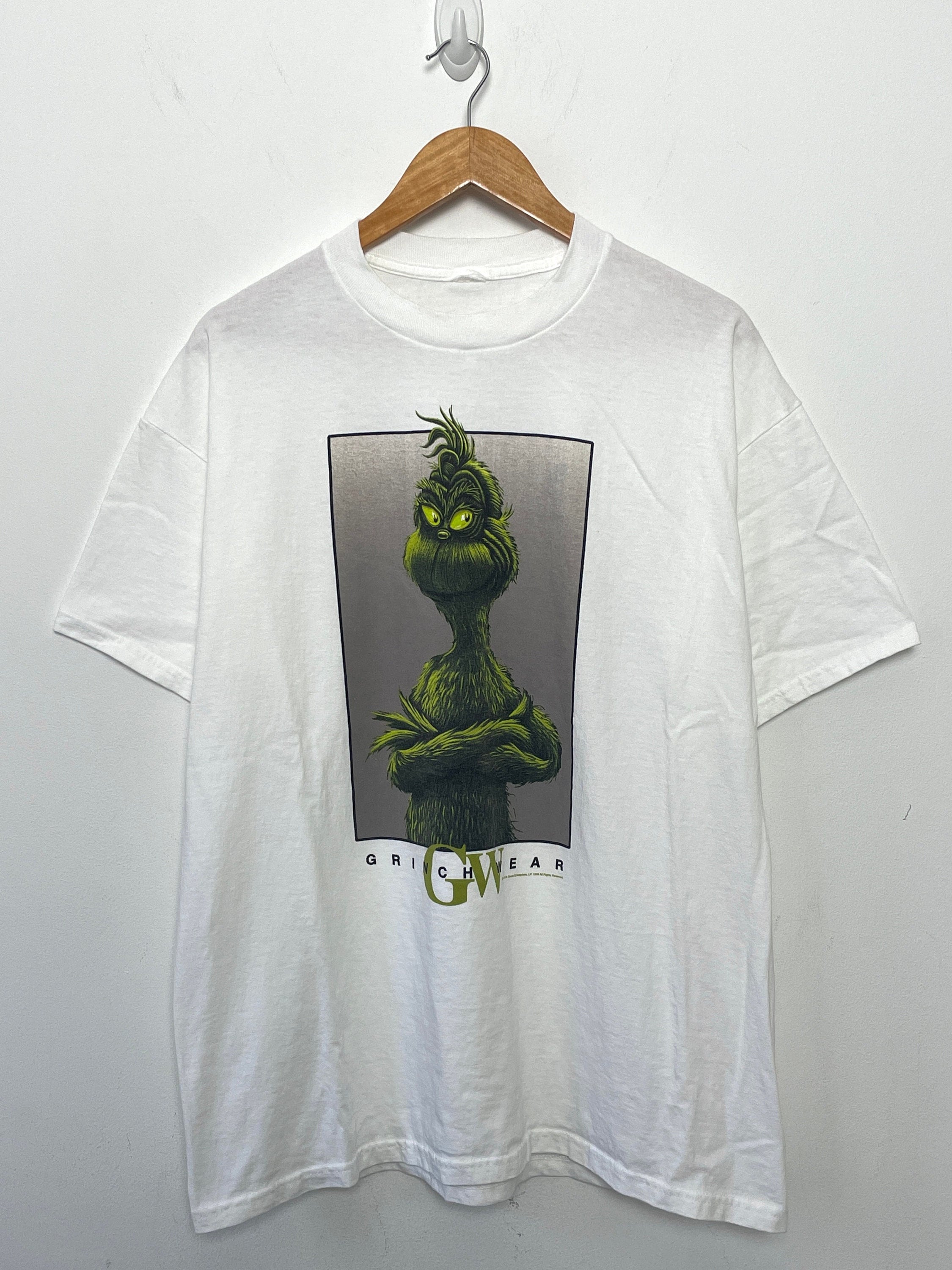 Vintage 1999 Dr Seuss Grinch Wear Spell Out Illustrated