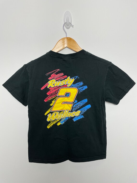 Vintage 1990s Rusty Wallace NASCAR Racing Graphic… - image 3