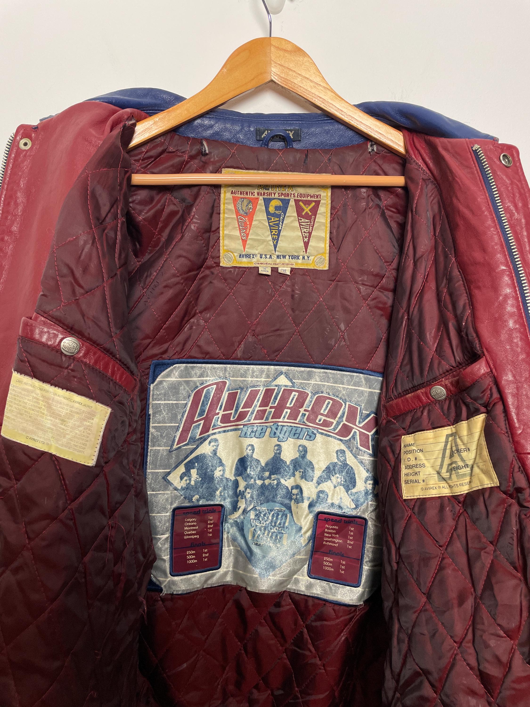 Vintage 1991-92 Avirex Ice Tigers Performance Speed Skating 